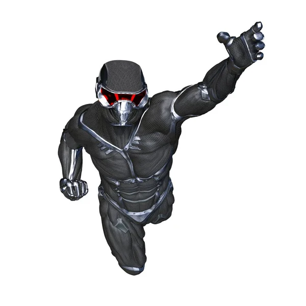 3D CG rendering of a super hero — Stock Photo, Image