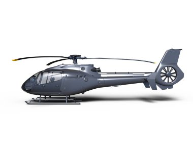 bir helikopter 3d cg render