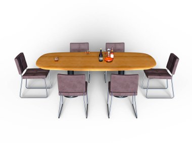 Yemek Masası 3d cg render