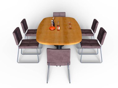 Yemek Masası 3d cg render