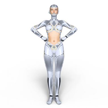 3d cg işleme süper bir kadın