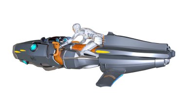 3d cg işleme süper bir kadın