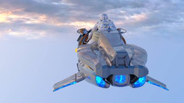 3d cg işleme süper bir kadın