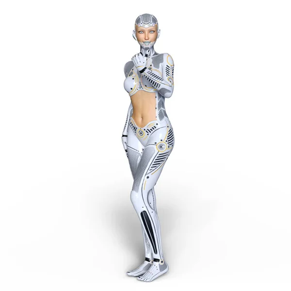 3D CG rendering of a super woman — Stock Photo, Image