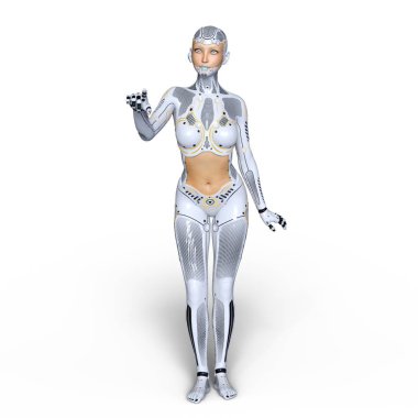 3d cg işleme süper bir kadın