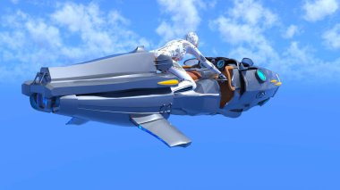 3d cg işleme süper bir kadın