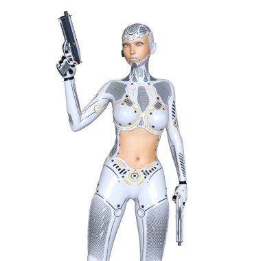 3d cg işleme süper bir kadın