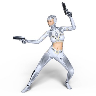 3d cg işleme süper bir kadın