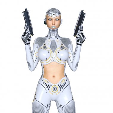 3d cg işleme süper bir kadın