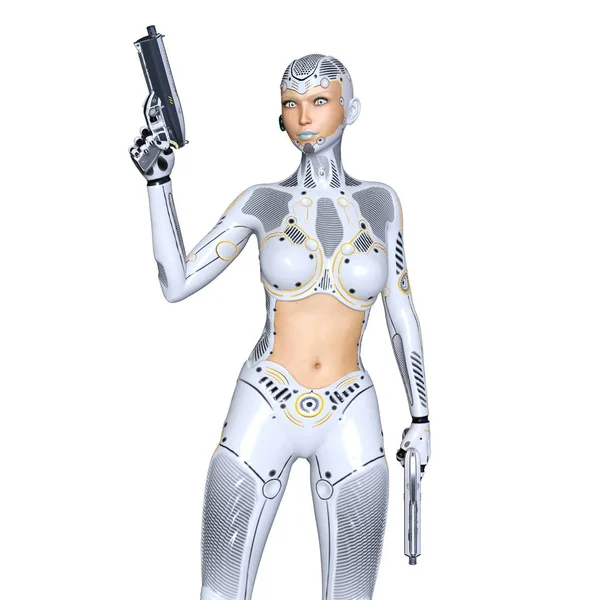 3d cg işleme süper bir kadın