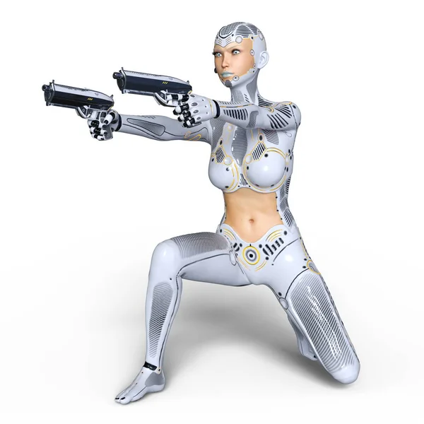 3d cg işleme süper bir kadın