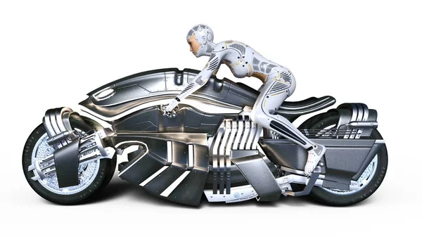 3d cg işleme bir süper kadın binici