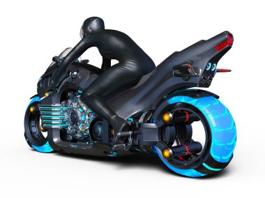 3d cg işleme bir süper kadın binici