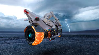 3d cg işleme bir süper kadın binici