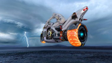 3d cg işleme bir süper kadın binici