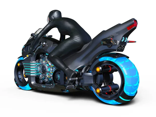 3d cg işleme bir süper kadın binici