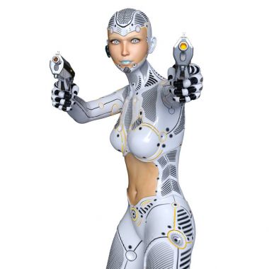 3d cg işleme süper bir kadın