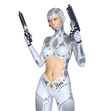 3d cg işleme süper bir kadın