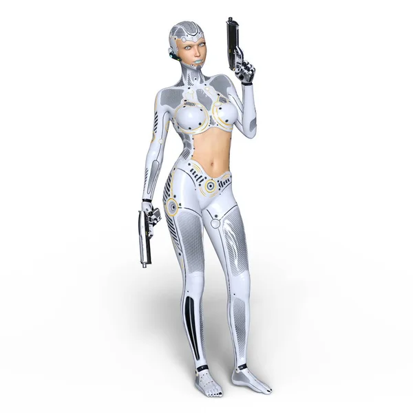 3D CG rendering of a super woman — Stock Photo, Image