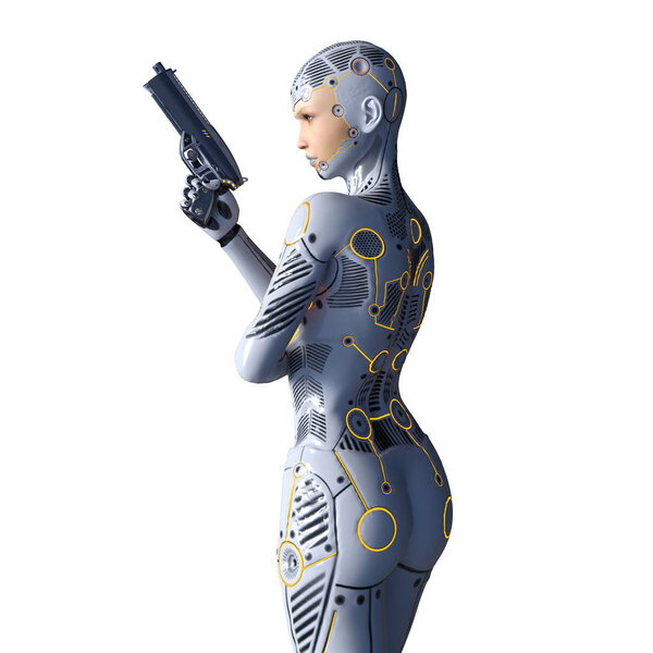 3D CG рендеринг супер женщины
