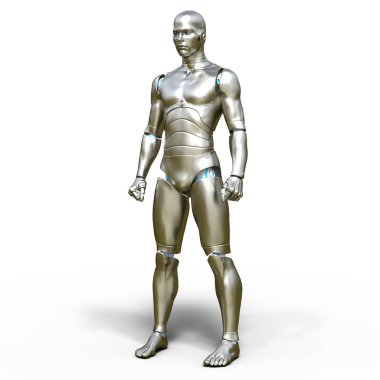 3d cg işleme bir robot