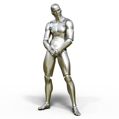 3d cg işleme bir robot