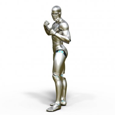 3d cg işleme bir robot