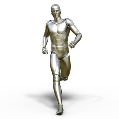 3d cg işleme bir robot