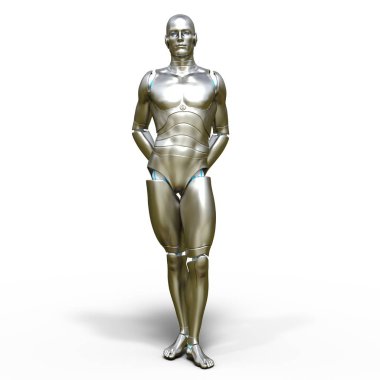 3d cg işleme bir robot