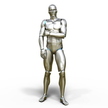 3d cg işleme bir robot