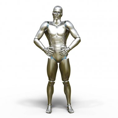 3d cg işleme bir robot