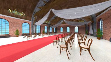3d cg işleme grand salon