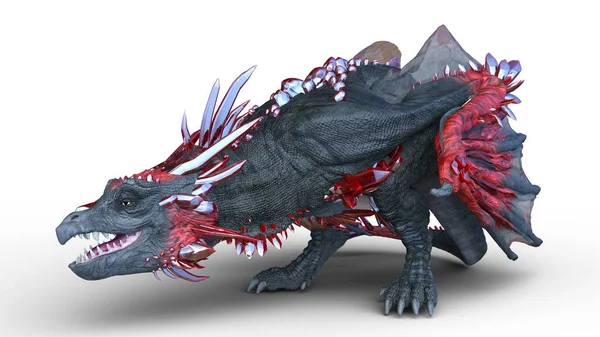 3D rendu 3D d'un dragon — Photo