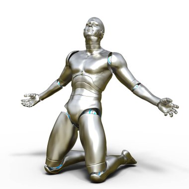 3d cg işleme bir robot