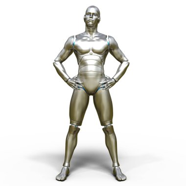 3d cg işleme bir robot