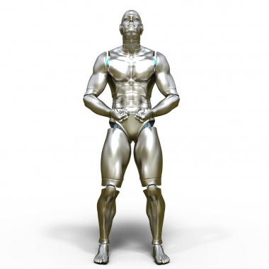 3d cg işleme bir robot