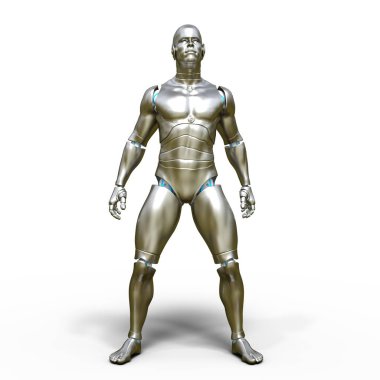 3d cg işleme bir robot