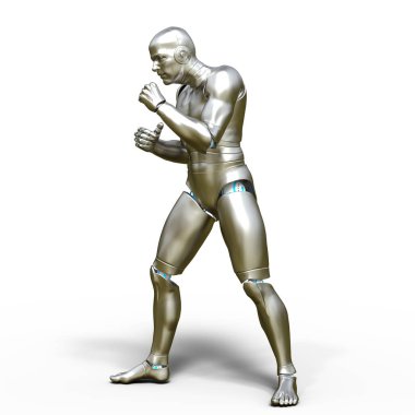 3d cg işleme bir robot