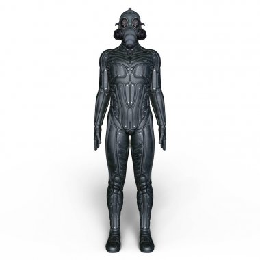 bir süper kahraman 3d cg render