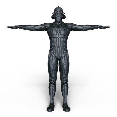 bir süper kahraman 3d cg render