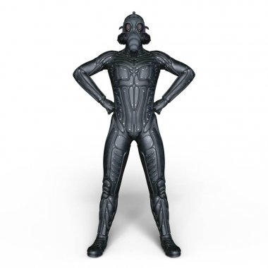 bir süper kahraman 3d cg render