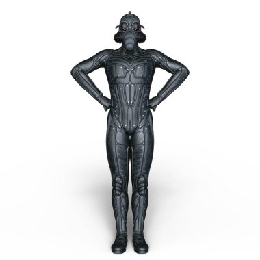 bir süper kahraman 3d cg render