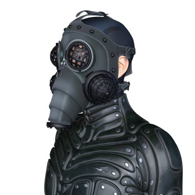 bir süper kahraman 3d cg render