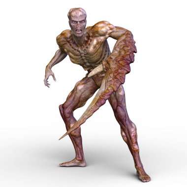 bir canavar 3d cg işleme