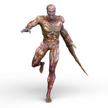 bir canavar 3d cg işleme