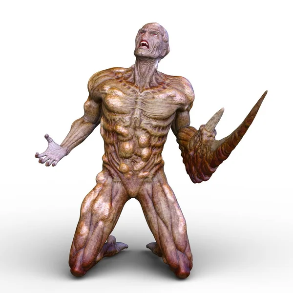 bir canavar 3d cg işleme