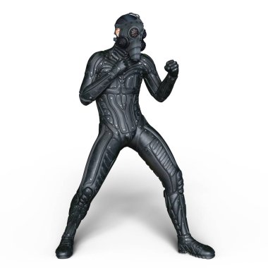 bir süper kahraman 3d cg render