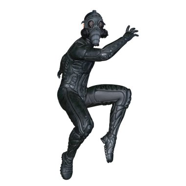 bir süper kahraman 3d cg render