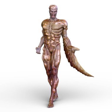 bir canavar 3d cg işleme