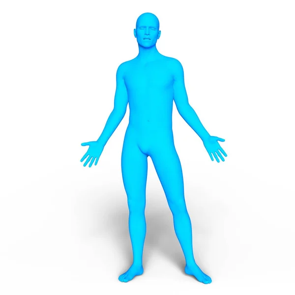 3D CG rendering of a male body — Stock Photo, Image